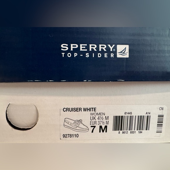 NIB Sperry Top-Sider Cruiser White Size 7 - Picture 2 of 3